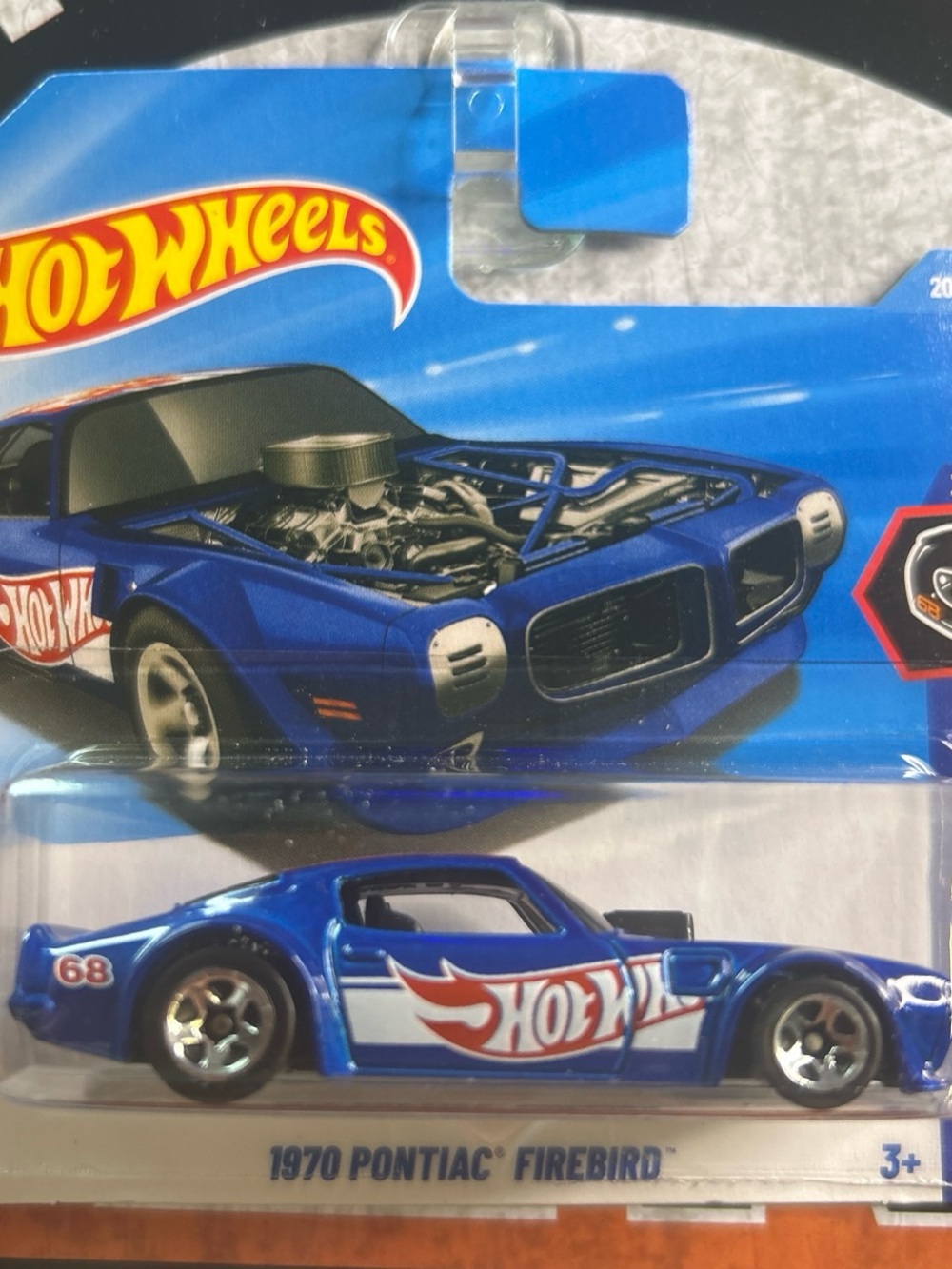 Hot Wheels 1970 Pontiac Firebird Toy Car - Blue